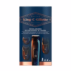 GILLETTE King Beard Trimmer + 3 Combs 3 PCS