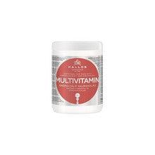 KALLOS Multivitamin with Ginseng Extract and Avocado Hair Mask 1000 ML