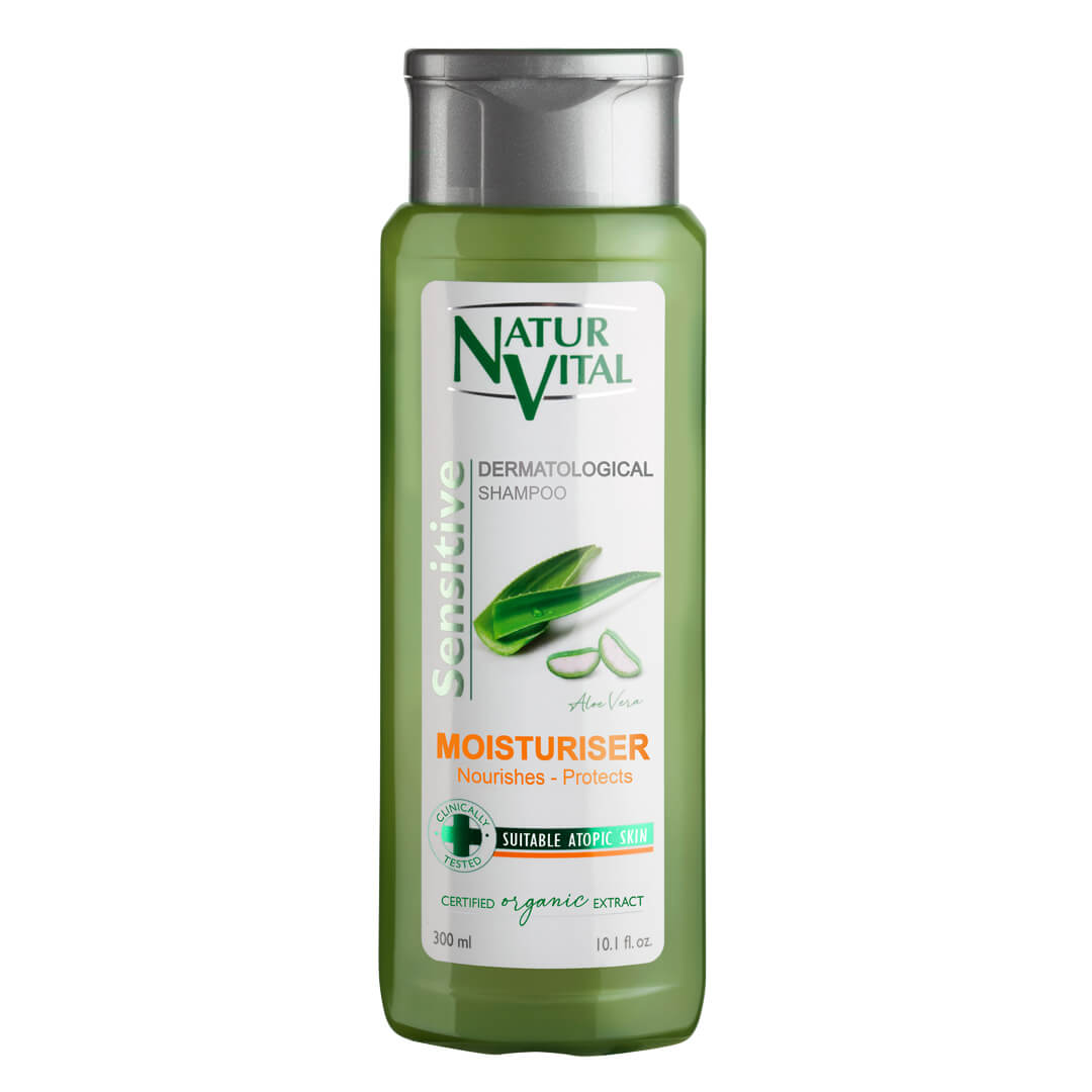 NATURVITAL Moisturiser Aloe Vera Nourishes and Protects Shampoo 400ml