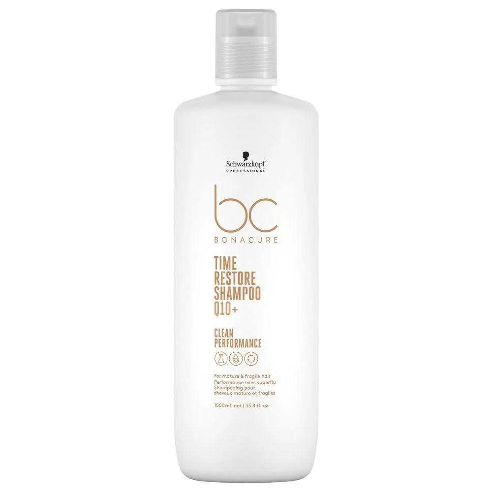 SCHWARZKOPF PROFESSIONAL Bc Bonacure Q10+ Time Restore Shampoo – Posilujici Shampoo Pro Zrale Vlasy 1000 ml