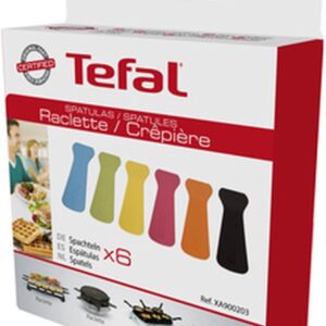 Tefal Plastic Gourmet Spatulas  6 pcs
