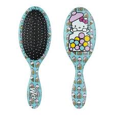 WET BRUSH Original Detangler Hello Kitty Hair Card Candy Jar Blue 1 PCS