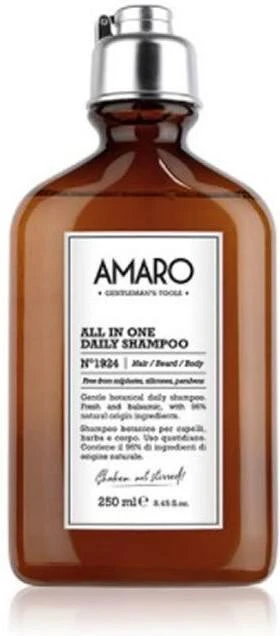 FARMAVITA Amaro All In One Daily Shampoo No 1924 Hair/beard/body 250 ML