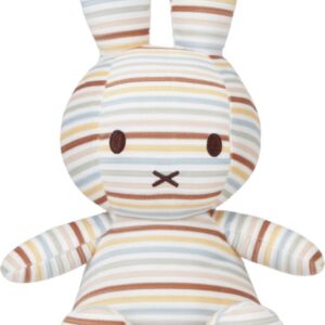 nijntje x Little Dutch Vintage Sunny Stripes All Over knuffel – 25 cm