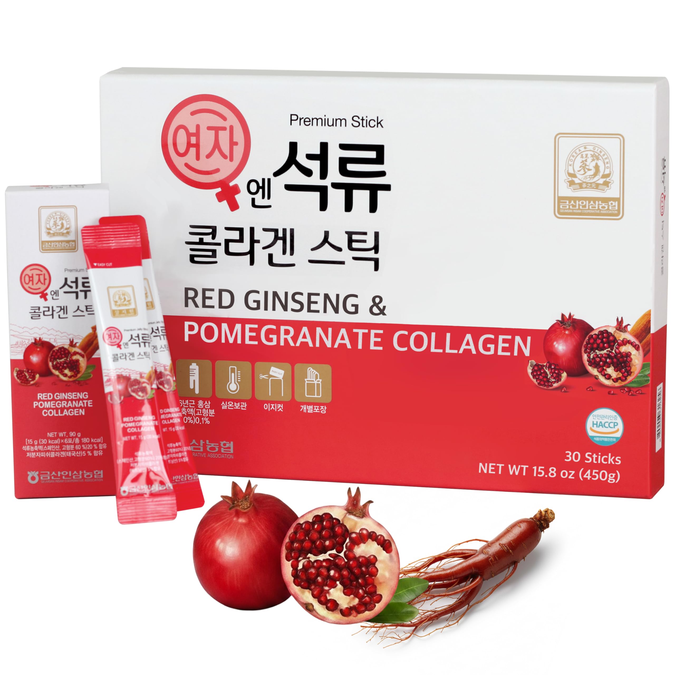 Goodbase Pomegranate Stick Korean Red Ginseng eetbare skincare